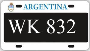 Patente AA832WK