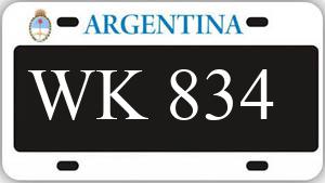 Patente AA834WK