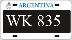 Patente AA835WK