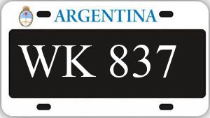 Patente AA837WK