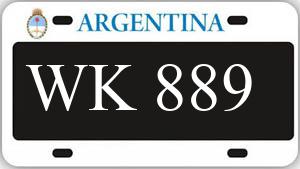 Patente AA889WK