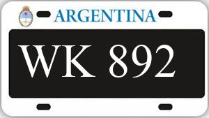 Patente AA892WK