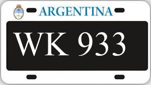 Patente AA933WK