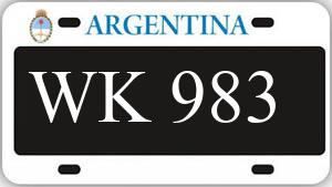 Patente AA983WK