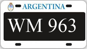 Patente AA963WM
