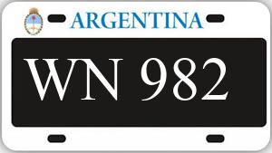 Patente AA982WN