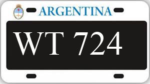 Patente AA724WT