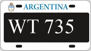 Patente AA735WT