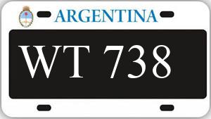 Patente AA738WT