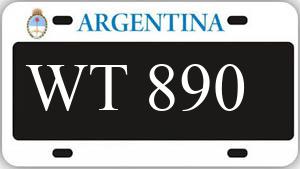 Patente AA890WT
