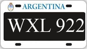 Patente WXL922