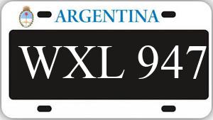 Patente WXL947