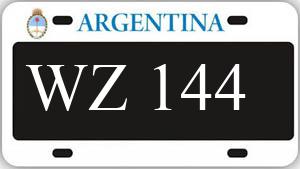 Patente AA144WZ