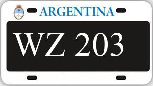 Patente AA203WZ