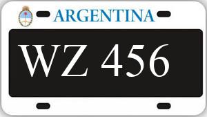 Patente AA456WZ