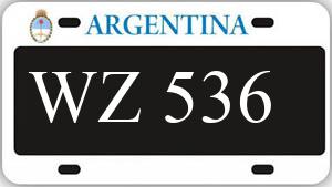 Patente AA536WZ
