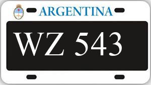 Patente AA543WZ