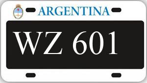 Patente AA601WZ