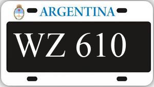 Patente AA610WZ