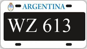 Patente AA613WZ
