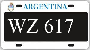 Patente AA617WZ