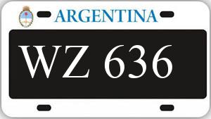Patente AA636WZ