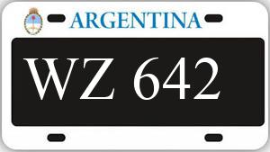 Patente AA642WZ