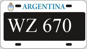 Patente AA670WZ