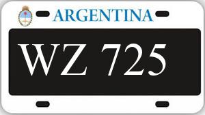 Patente AA725WZ