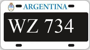 Patente AA734WZ