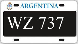 Patente AA737WZ
