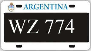 Patente AA774WZ