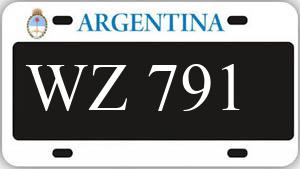 Patente AA791WZ