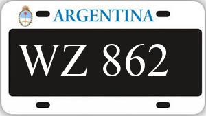 Patente AA862WZ