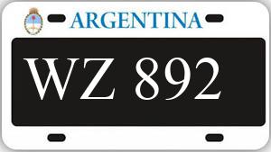 Patente AA892WZ