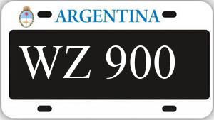 Patente AA900WZ