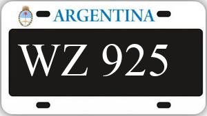 Patente AA925WZ