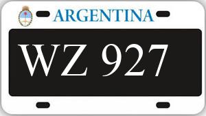 Patente AA927WZ