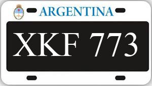 Patente XKF773