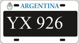 Patente AA926YX