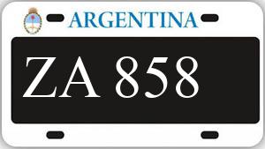Patente AA858ZA