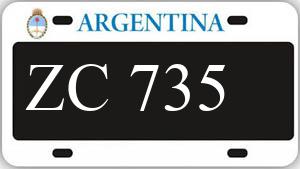 Patente AA735ZC