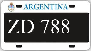 Patente AA788ZD