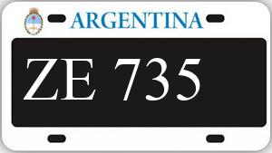 Patente AA735ZE