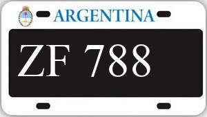 Patente AA788ZF