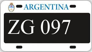 Patente AA097ZG