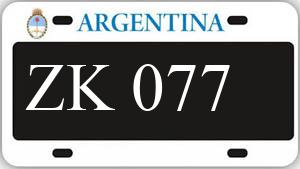 Patente AA077ZK