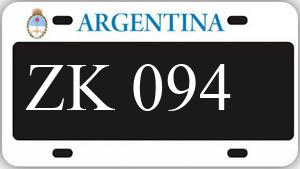 Patente AA094ZK