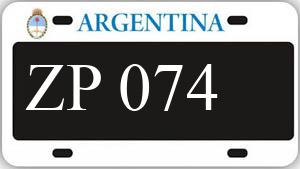 Patente AA074ZP
