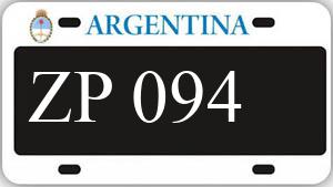 Patente AA094ZP